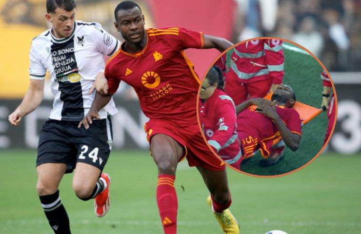 Il calciatore della Roma N'Dicka