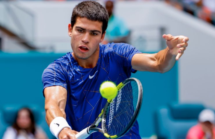 Il tennista spagnolo Carlos Alcaraz