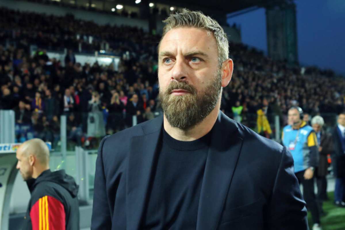 L'allenatore della Roma De Rossi