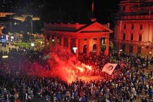 Atalanta in finale di Europa League e la città festeggia alla grande