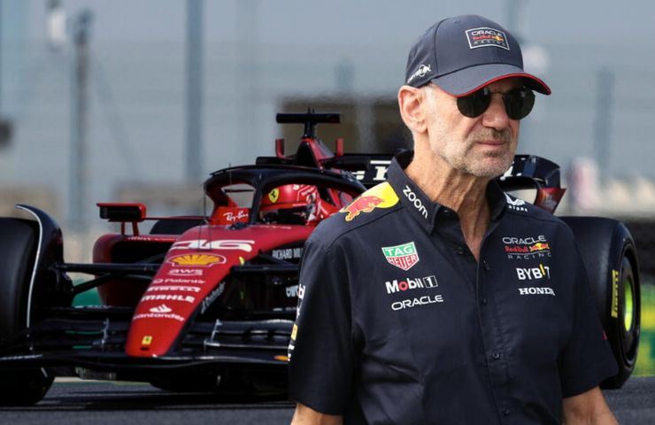 Il direttore tecnico Adrian Newey