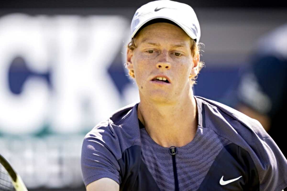 Il tennista Jannik Sinner